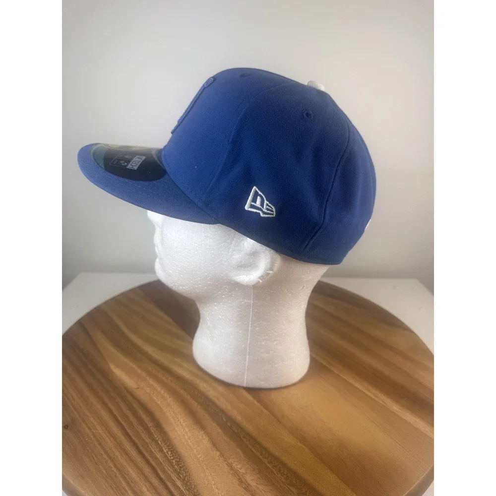 New! Size 6 7/8‎ New Era 59Fifty Indianapolis Colts Fitted Hat Cap Blue